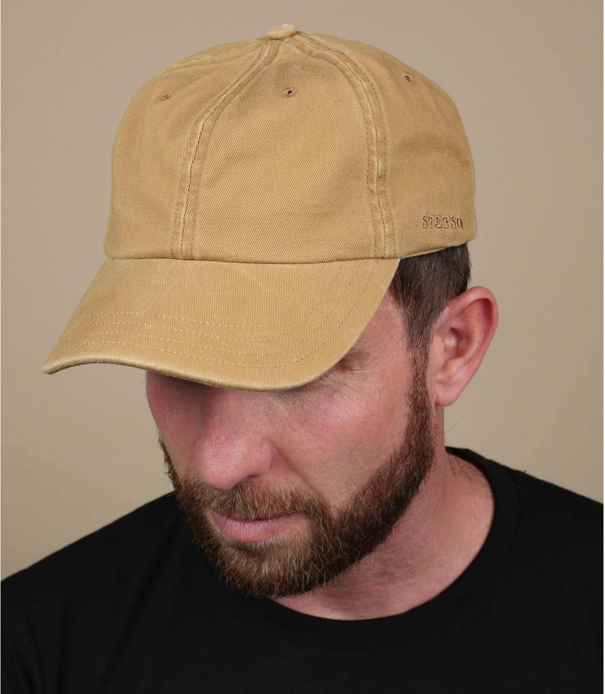 Casquette baseball beige homme Casquette Rector light brown